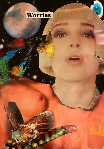 worries + 2021 + collage